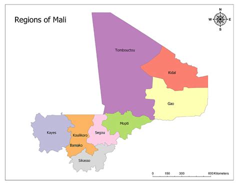 Regions Of Mali Mappr