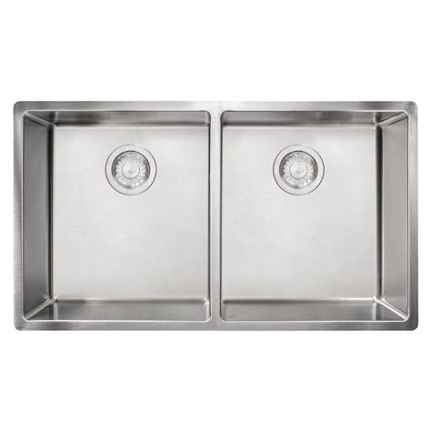 Franke Cube Undermount 18 Gauge Stainless Steel 315 Inch Double Bowl