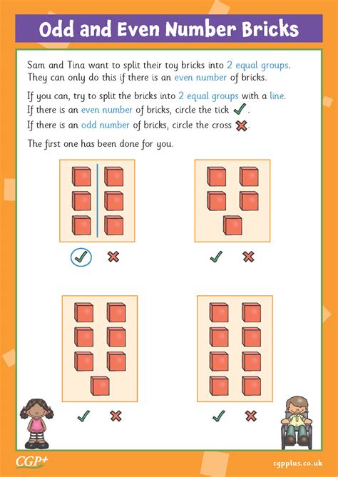 Recognising Odd And Even Numbers To 10 Foundation Reception Cgp Plus