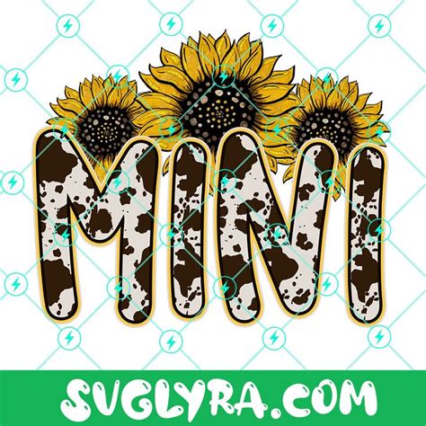 Mini Png, Mini Cow Png, Sunflower Png, Cow Hide Png, Mothers Day Png ...