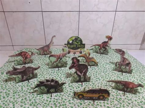 Parque De Dinossauros Kit 10 Display De 20 Cm Parcelamento Sem Juros