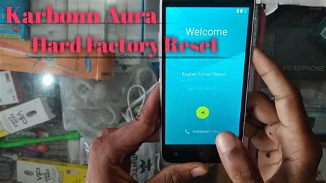 Karbonn Aura Hard Factory Reset Android Phone In Hindi Youtube