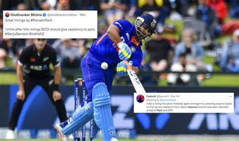 Sanju Samson Fans Slam Bcci After Rishabh Pant Fails In 3rd Odi Between