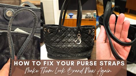 How To Fix Bag Straps Glazing Give Your Purse A Second Life Youtube