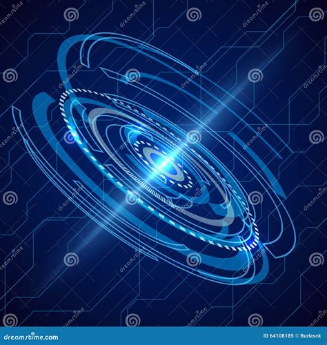 抽象电电信 科学幻想小说techno传染媒介 向量例证 插画 包括有 照亮 通信 抽象 背包 现代 64108185