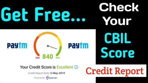 How To Check Cibil Score Credit Score On Paytm Free Cibil Score