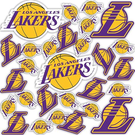 Amazon Los Angeles Lakers LA NBA Officially Licensed Sticker Vinyl