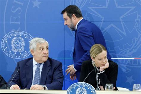 Regionali Incontro Tra Meloni Salvini E Tajani I Leader Della Destra