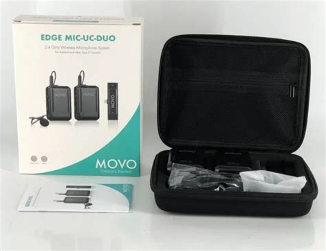 Sistema De Micr Fono De Solapa Inal Mbrico Movo Edge Uc Duo Para