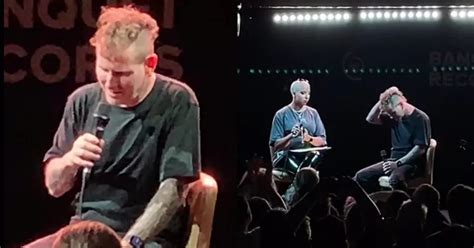 Corey Taylor chora ao falar sobre saúde mental em evento fãs