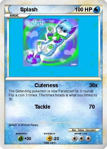 Pok Mon Splash Cuteness My Pokemon Card