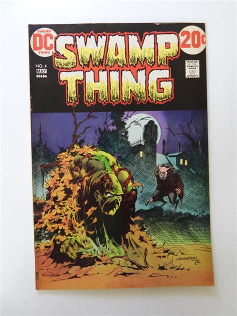 Swamp Thing 4 1973 FN Condition Comic Books Bronze Age DC