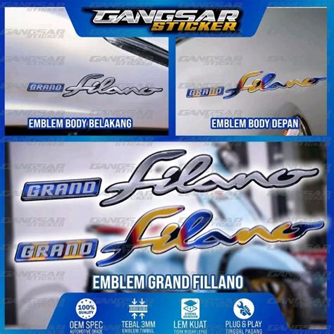 Yamaha Grand Filano Emblem Yamaha Grand Filano Embossed Emblem Grand