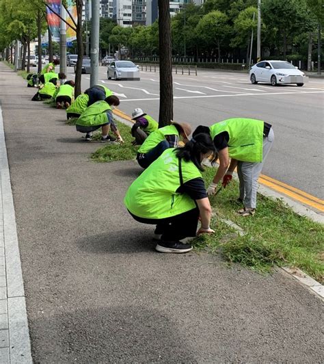 수원시 매탄1동 추석맞이 대청소 진행 뉴스피크