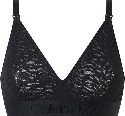 Calvin Klein Lace Maternity Bra Black • Se Priser