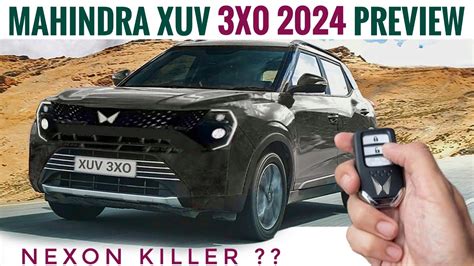 Mahindra XUV 3XO XUV300 Facelift Unveiled With A Fresh Look And