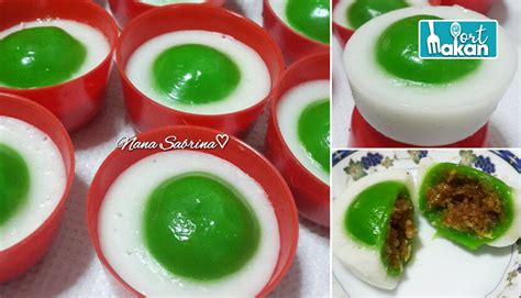 Kuih Warna Hijau Putih Pin On Kuih Muih Tradisi Fanpage Recipe