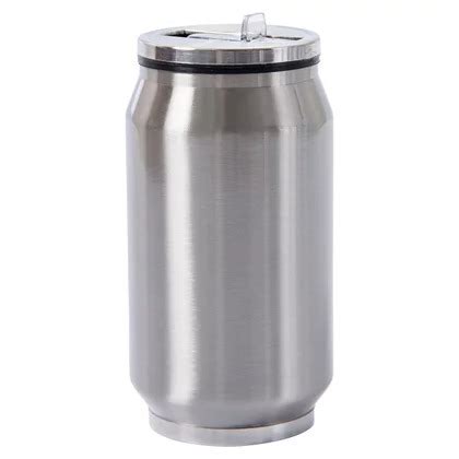 Lata Térmica Inox Prata para Sublimação 300ml MTX RV CARTUCHOS