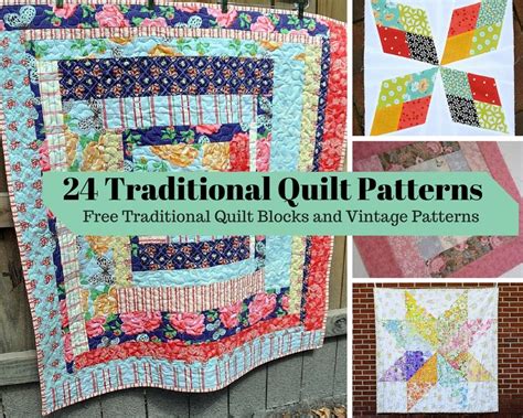 24 Traditional Quilt Patterns Free Traditional Quilt Blocks And