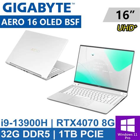 技嘉 Aero 16 Oled Bsf A3tw964sp 16吋 銀 筆記型電腦 福利品 現貨 廠商直送 蝦皮購物