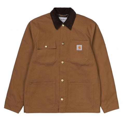 Buy The Carhartt WIP Michigan Coat In Hamilton Brown Rigid