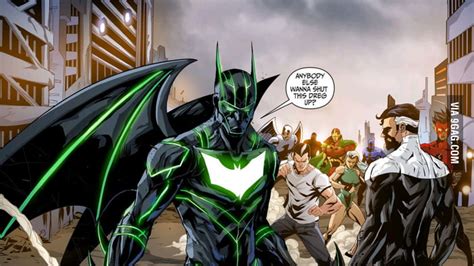 More Batman Beyond, this is from the JLU comics. Kryptonite suit! - 9GAG