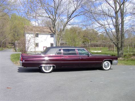 Cadillac Fleetwood Limousine 1970 Custom Metallic Burgundy For Sale