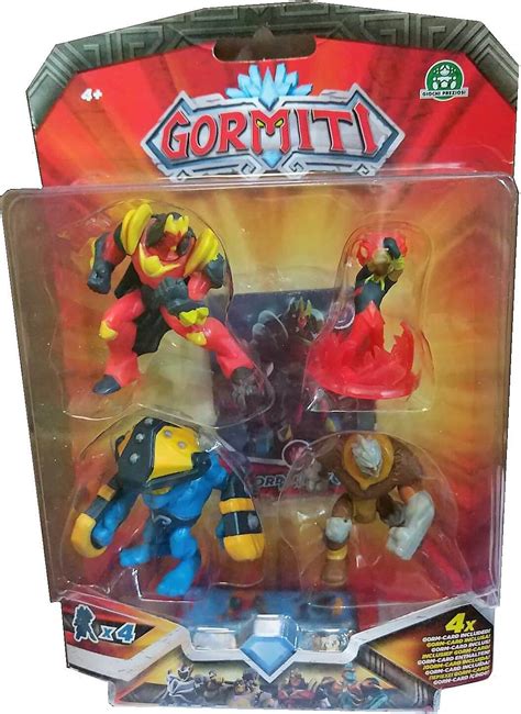 Gormiti Pack A 4 Minifiguras 5cm Giochi Preziosi GRM10000A Juguetes