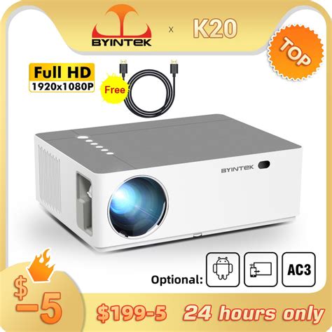 BYINTEK K20 Full HD 4K 3D 1920 1080 Android Wifi 1080P LED Video LAsEr