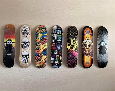 Skateboard Deck Display Floating Wall Mount Atelier Yuwa Ciao Jp