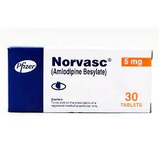 AMLODIPINE NORVASC 5MG TABLETS 30S PER TABLET Country Medical Pharmacy