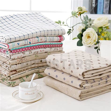 Moonstars Nordic Pastoral Style Cotton Linen Table Cloth Art Square