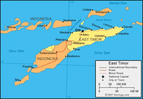 East Timor Location On World Map – The World Map