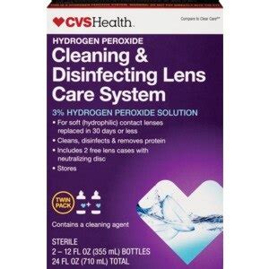 CVS Hydrogen Peroxide Cleaning & Disinfecting Lens Care System - CVS.com