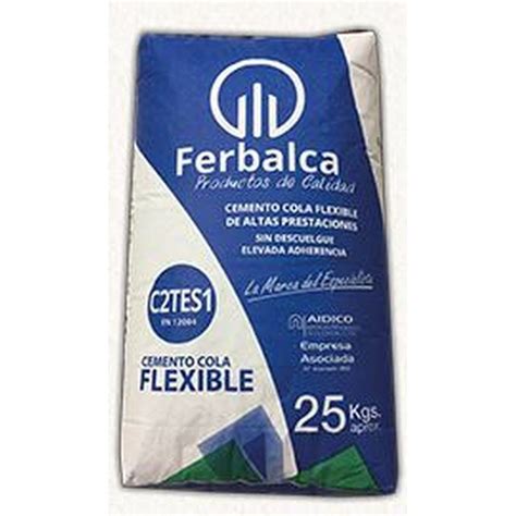 Cemento Cola Flexible C Tes Ferbalca