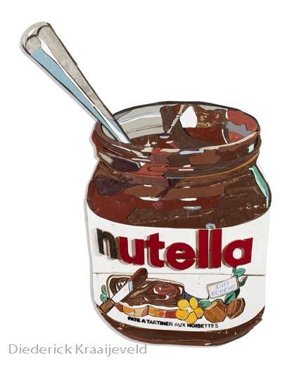 Nutella Old Wood Diederick Kraaijeveld Nutella Food Art Painting