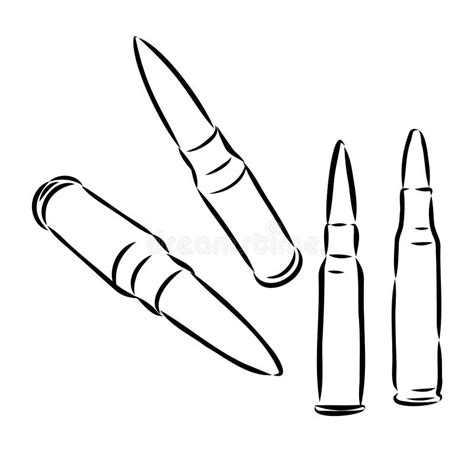 Bullet Shell Casing Drawing