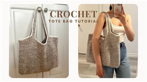 Crochet Tote Bag Tutorial Crochet Beach Bag Tutorial Step By Step