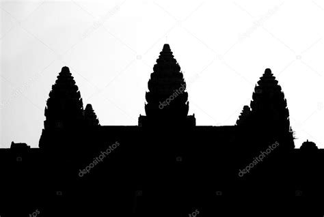 Angkor Wat Silhouette — Stock Photo © JimmyJames75 #32267577