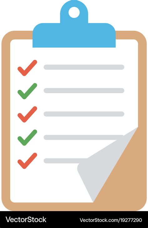 Checklist Vector