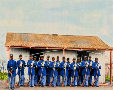 Buffalo Soldiers Civil War 1864 8 X10 Photo African American - Etsy