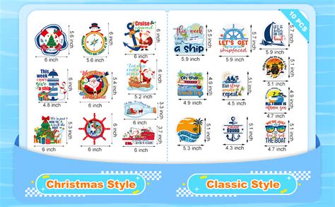 Amazon Xuhal 10 Pcs Cruise Door Magnets Decorations Funny Boat