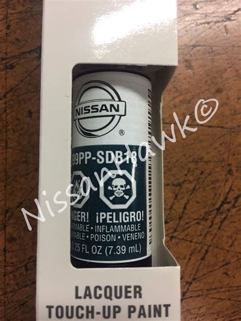 Oem Nissan Touch Up Paint Clear Coat Deep Water Color Code B18 Ebay