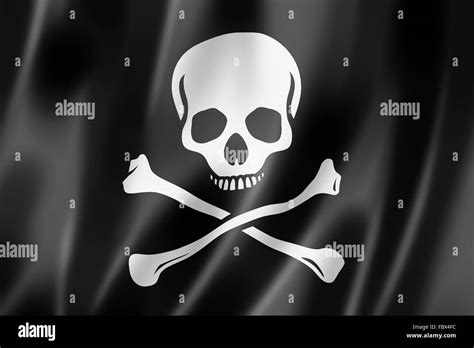 Pirate flag, Jolly Roger Stock Photo - Alamy