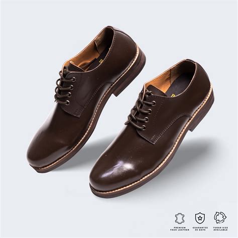 Jual Brygan Craftmanship Sepatu Kerja Oxford Kulit Pantofel Casual