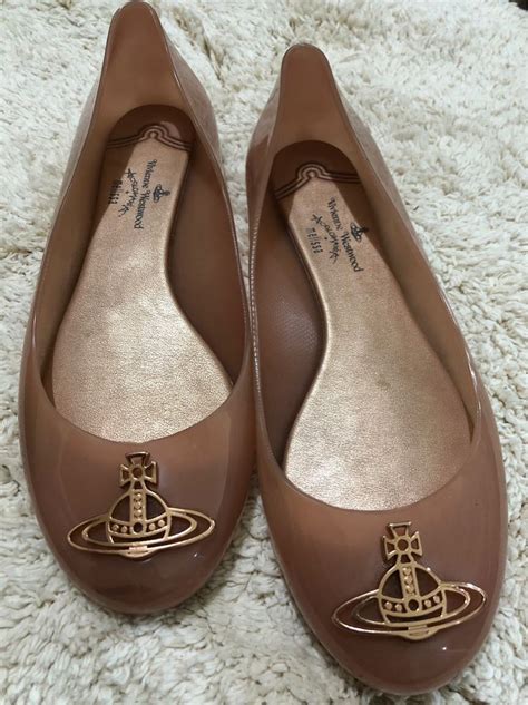 Melissa X Vivienne Westwood Nude Flats Women S Fashion Footwear