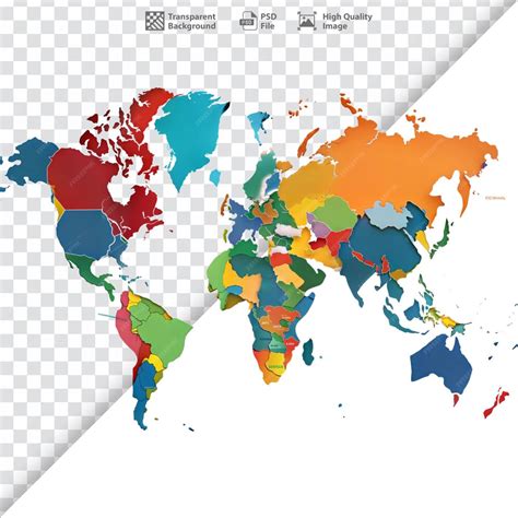 world map  countries highlighted showing political boundaries