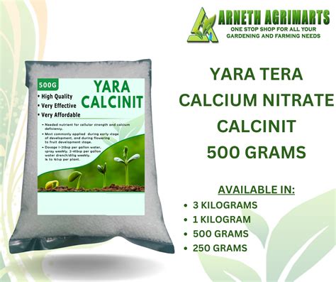 YARA TERA CALCIUM NITRATE CALCINIT FERTILIZER YARA FERTILIZER FOR