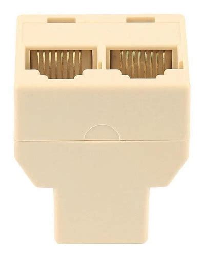 Adaptador Duplicador Cabo Rede Entradas Rj45 Fêmeas 1xrj45