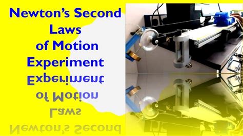 Newton Second Law Motion Experiment Youtube